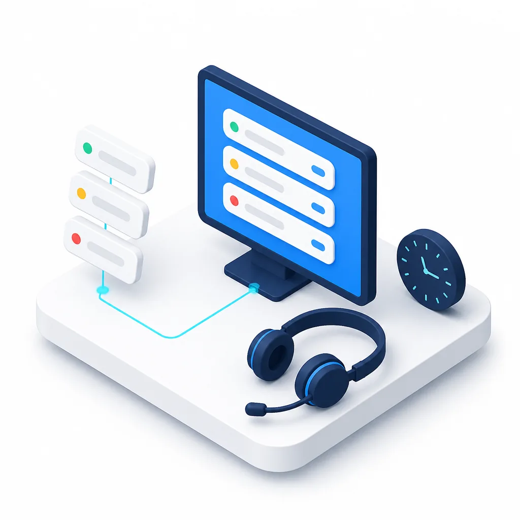 Helpdesk, casque et écrans de supervision