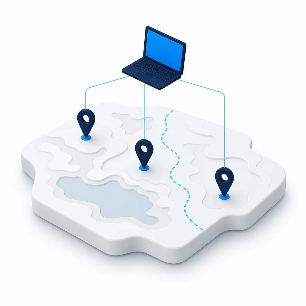 Carte du Genevois et travail à distance